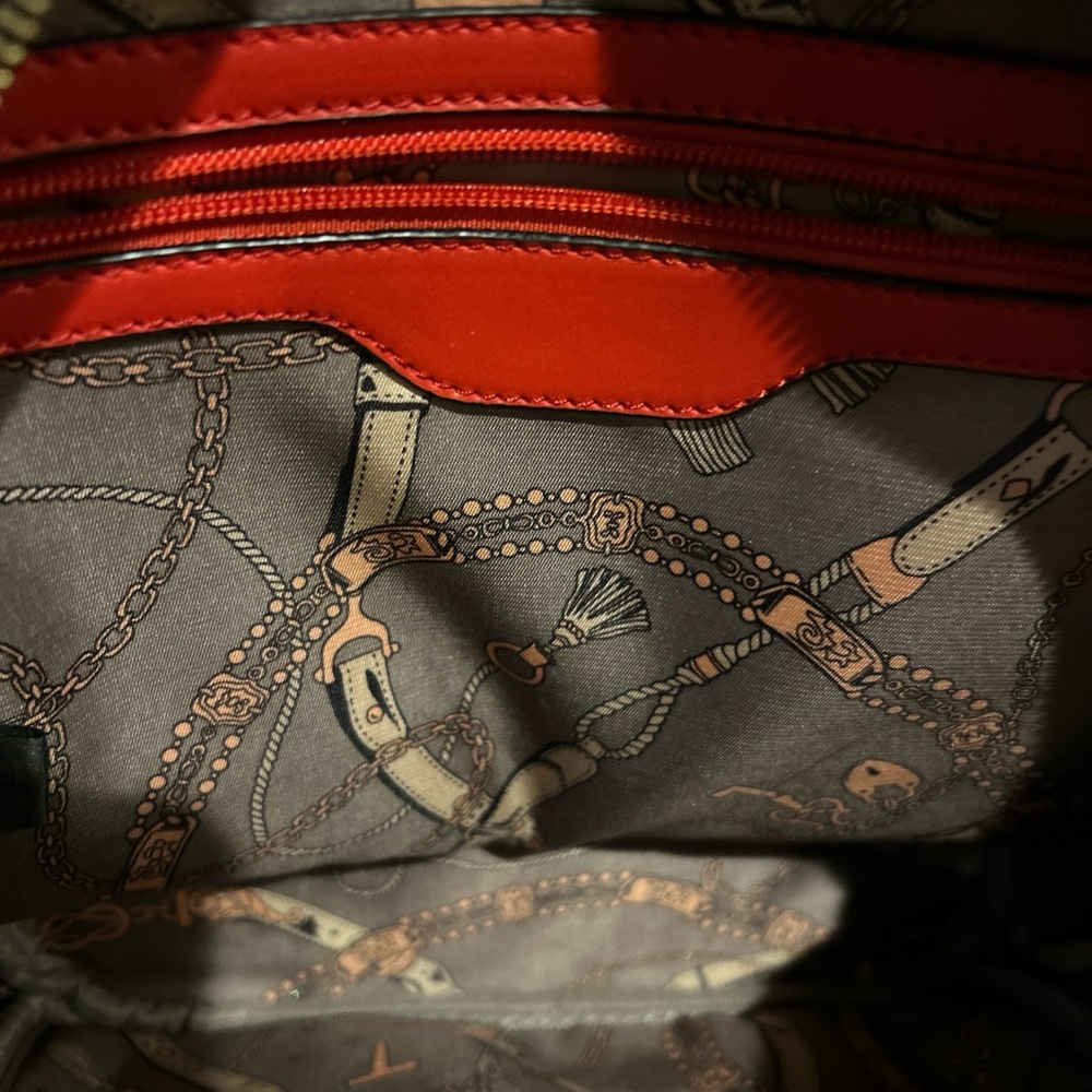 Red Leather Backpack - image 3